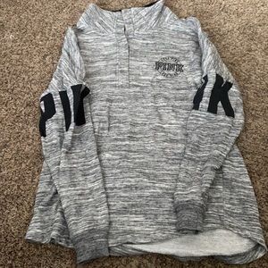 Pink gray sweatshirt